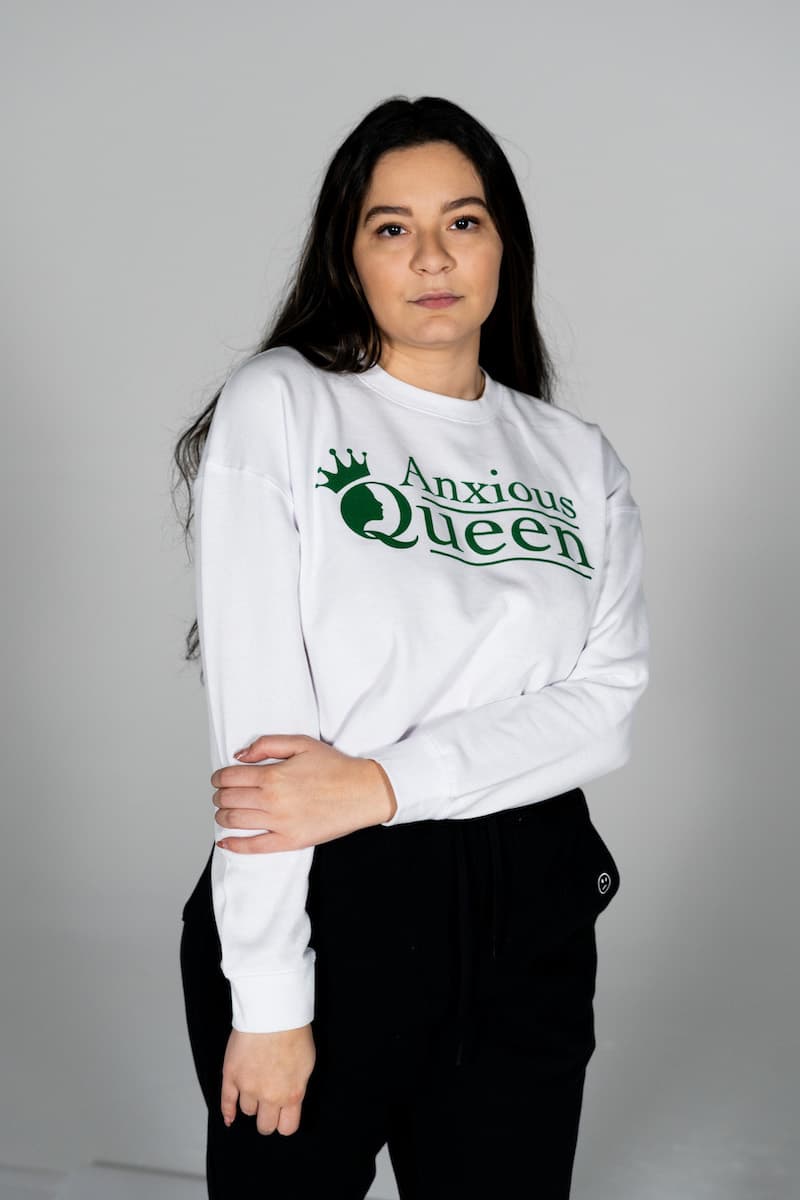 Anxious Queen Cropped Crewneck